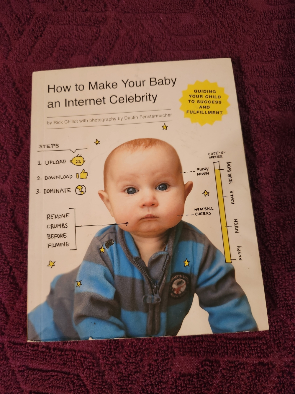 Chronicle Books Baby Book Cover with Blue and White